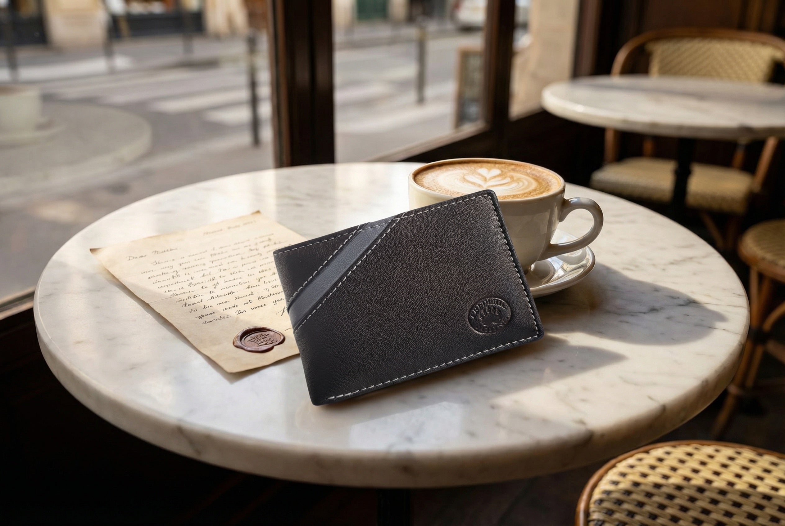 Portefeuille format paysage business