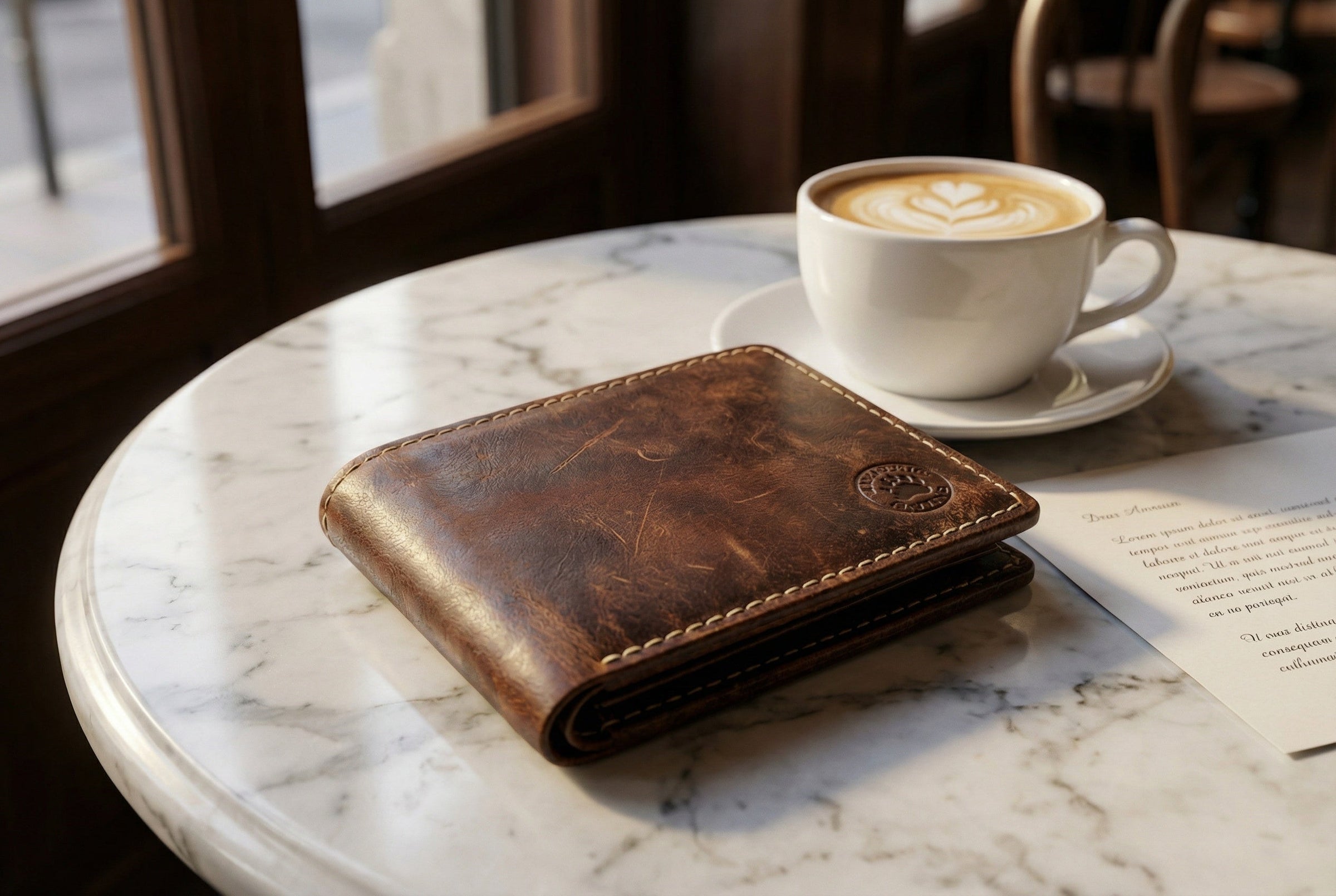 Portefeuille format paysage