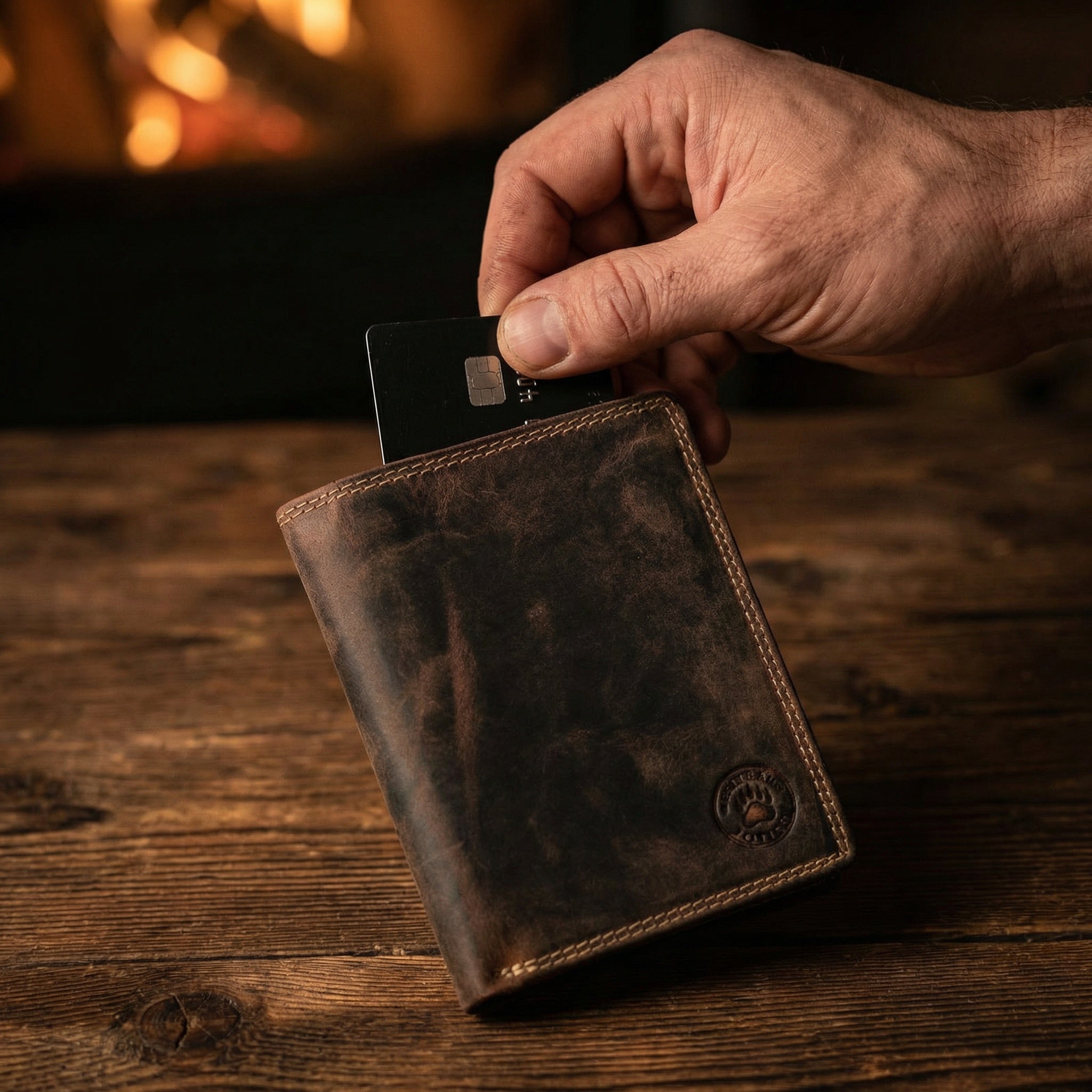 Portefeuille format portrait