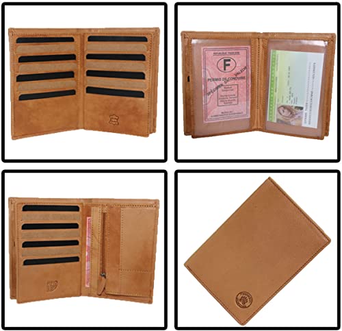 Grand Portefeuille Homme Modèle Denvers (Camel)