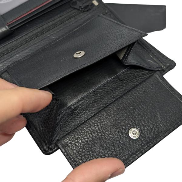 Portefeuille Cuir Modèle Vienne (Noir)