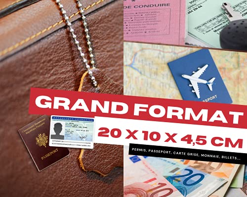 Grand Portefeuille femme Modèle Jungle (Brun)