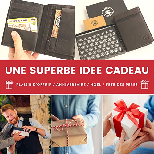 Grand Portefeuille Homme Modèle Denvers (Choco)