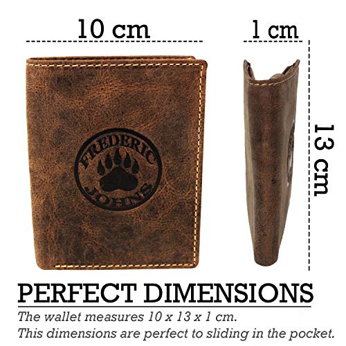 Portefeuille Homme Cuir Modèle Stone (Gros logo)