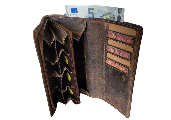 Grand Porte-Monnaie euro cuir (Vintage)