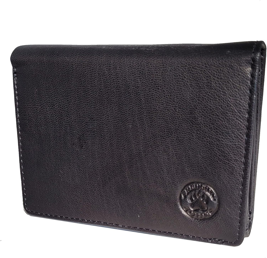 Monnayeur Euro en Cuir 8 Compartiments – Porte-Monnaie euro (Noir)