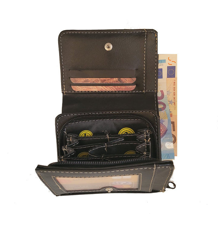 Petit porte monnaie euro (Noir)