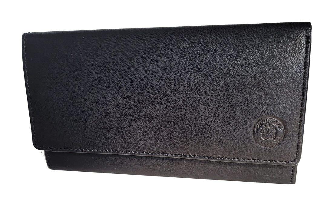 Grand Porte-Monnaie euro cuir (Noir)