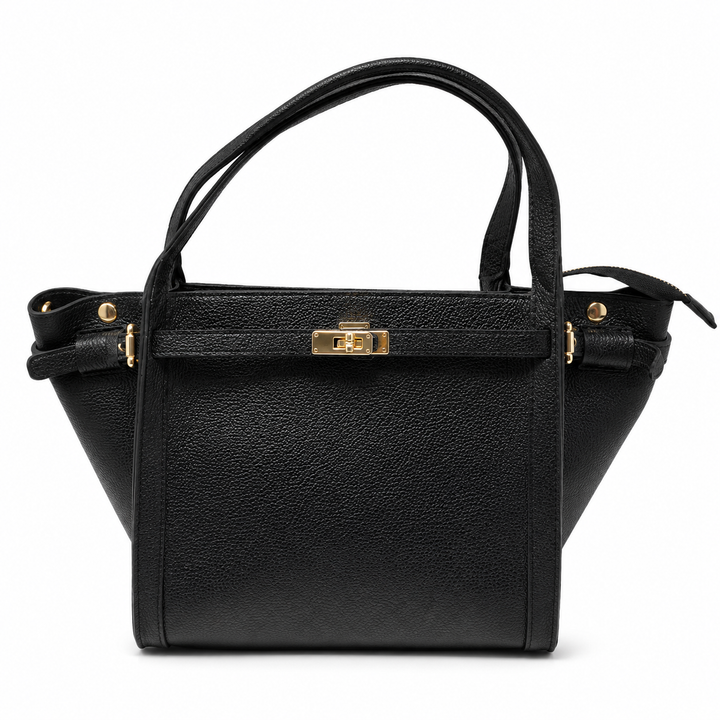 Sac à main femme en cuir italien avec un grand compartiment Modèle Ibiscus