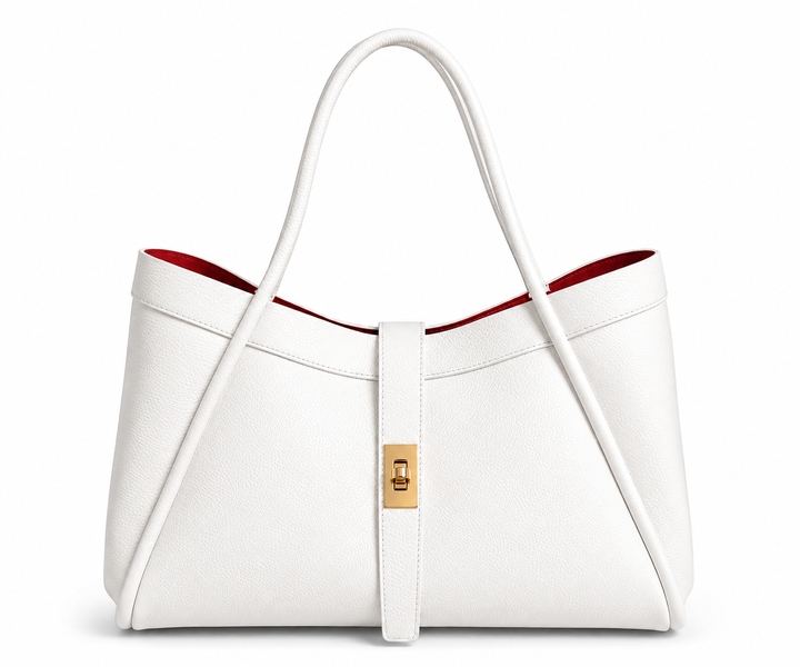 Grand sac à main en cuir d'Italie modèle Rosélia