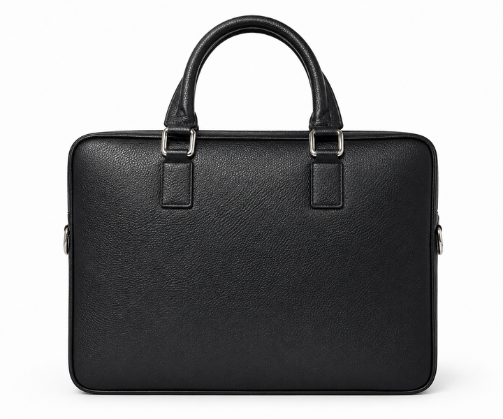 Porte document en cuir véritable, convient pour le travail, le transport d'un PC de 14 pouces et plus. Modèle Timo