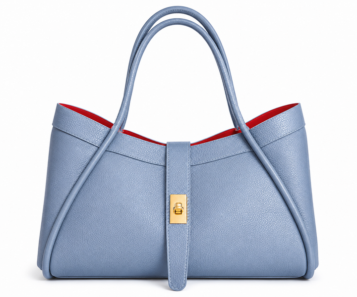 Grand sac à main en cuir d'Italie modèle Rosélia