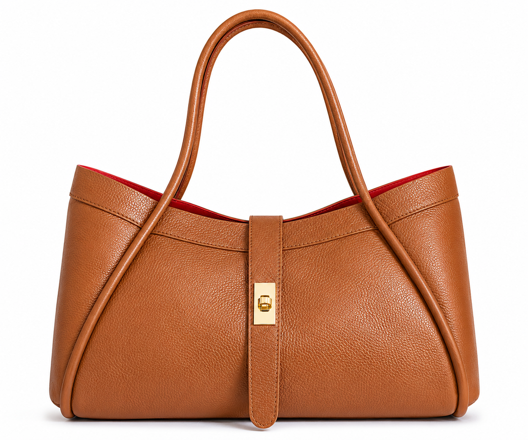 Grand sac à main en cuir d'Italie modèle Rosélia
