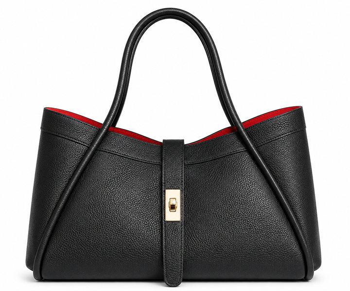 Grand sac à main en cuir d'Italie modèle Rosélia