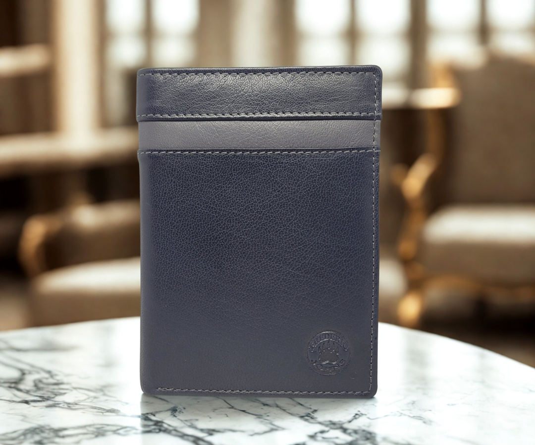 Grand Portefeuille Homme Modèle Denvers(Bleu)