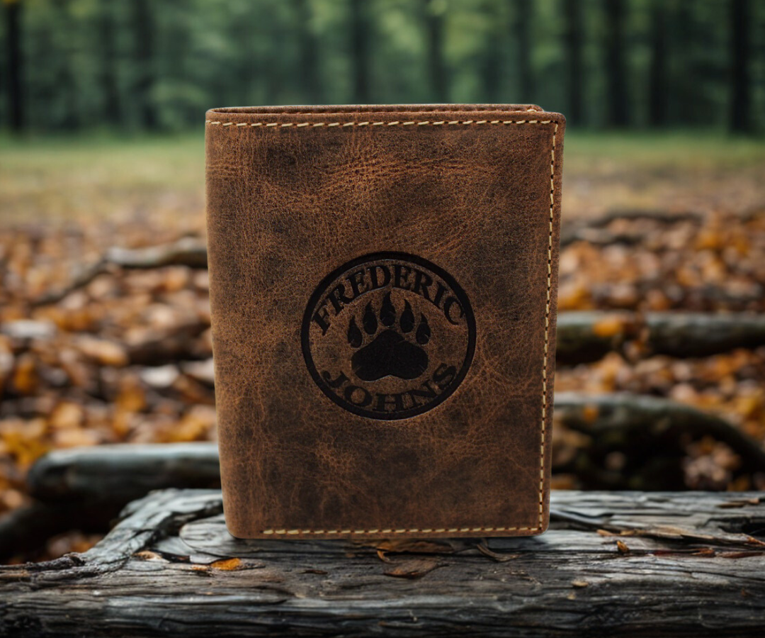 Portefeuille Homme Cuir Modèle Stone (Gros logo)