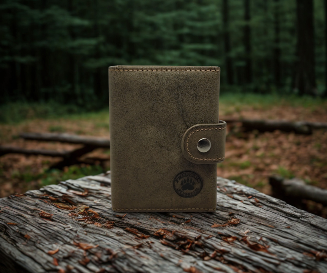 Porte carte en cuir véritable Modèle Pekin (Vintage)