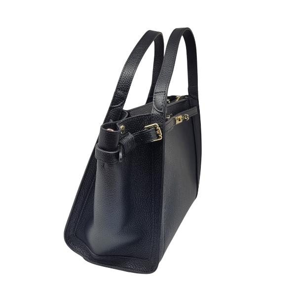 Sac à main femme en cuir italien avec un grand compartiment Modèle Ibiscus