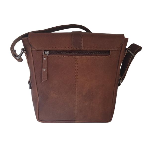 Sacoche Bandoulière Cuir Modèle Héritage (Brun)
