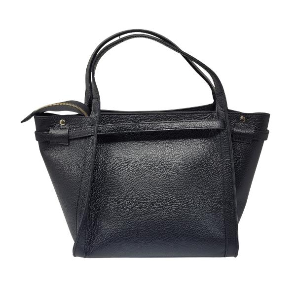 Sac à main femme en cuir italien avec un grand compartiment Modèle Ibiscus