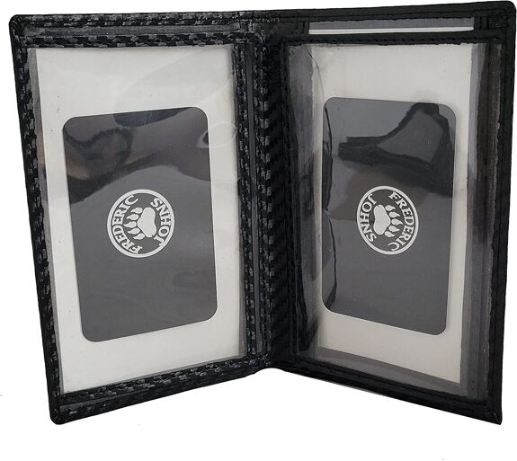 Porte Papier Voiture en Carbone Modèle 4 Volets (Noir)